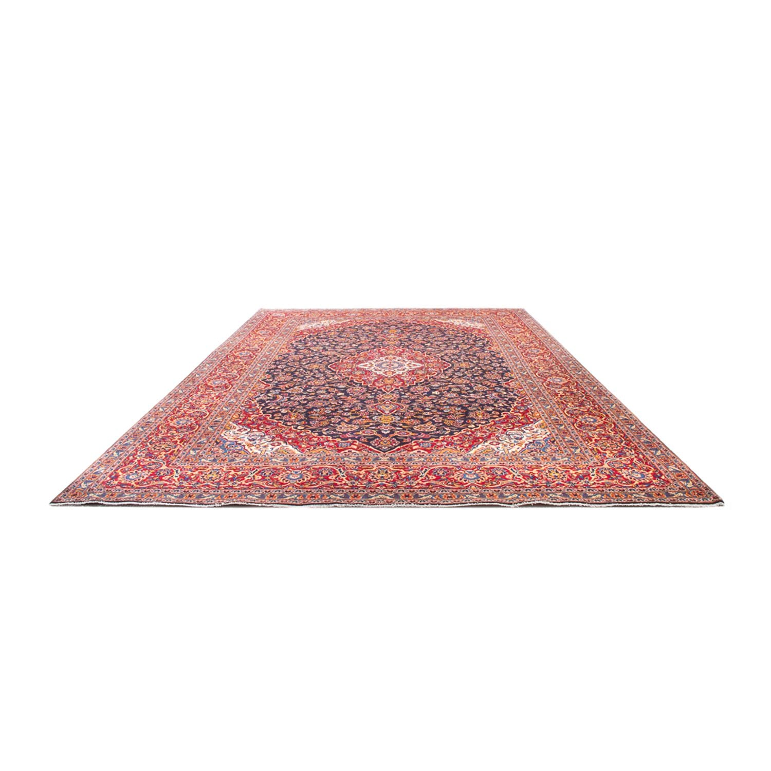 Tapis persan - Keshan - 405 x 298 cm - rouge clair