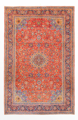 Tapis persan - Classique - 380 x 240 cm - rouge foncé