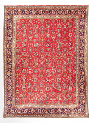 Tapis persan - Tabriz - 390 x 295 cm - rouge