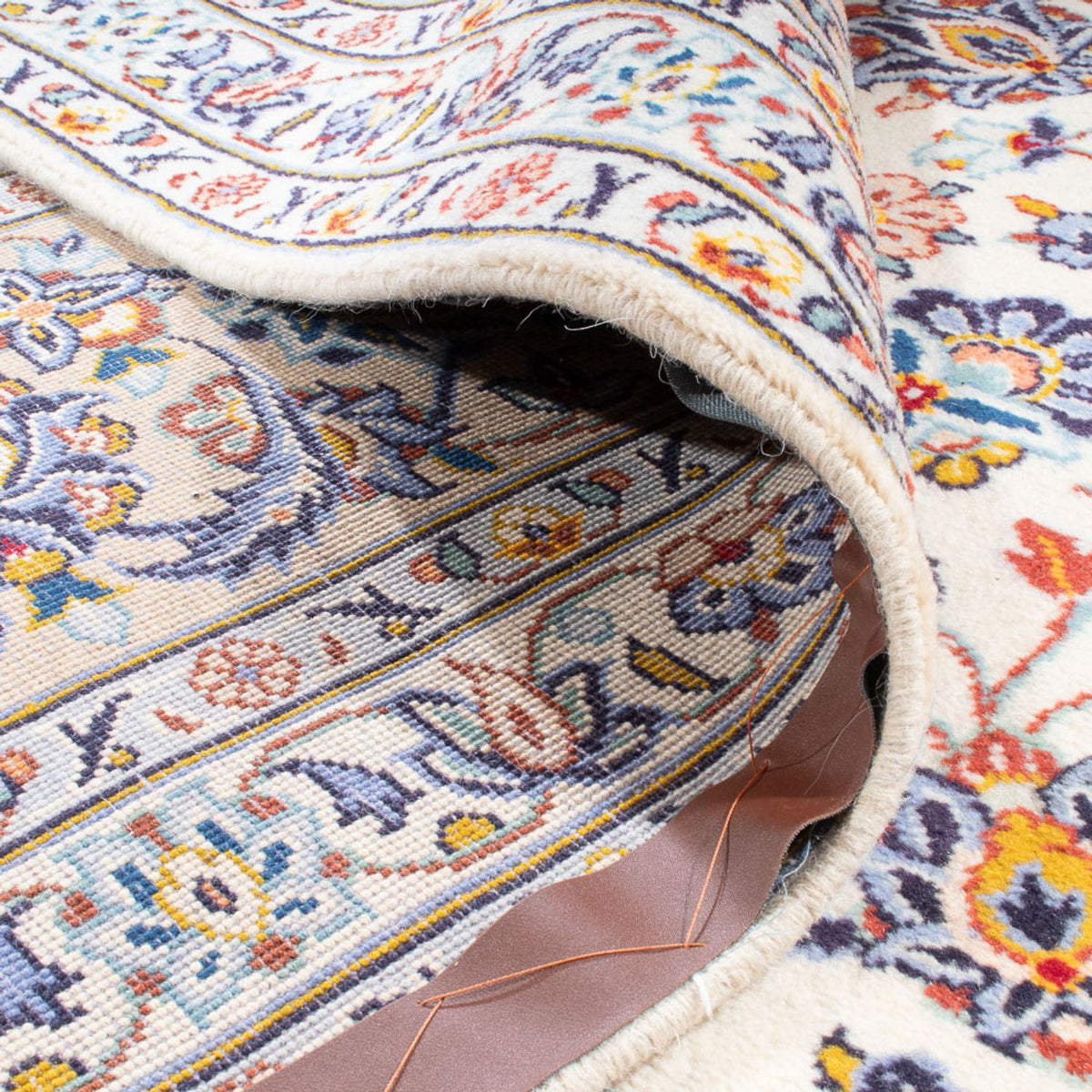 Tapis persan - Keshan carré  - 415 x 395 cm - sable