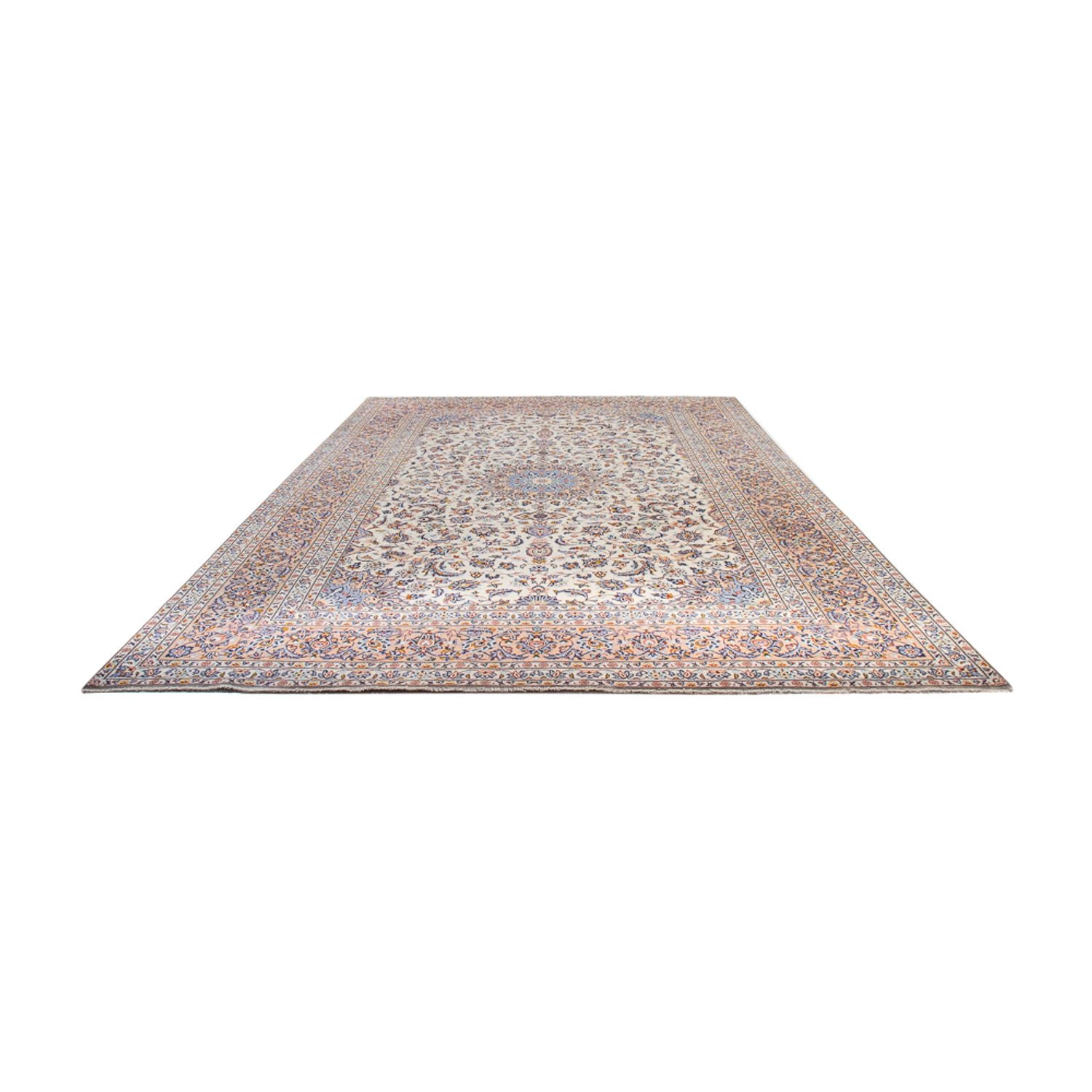 Tapis persan - Keshan carré  - 415 x 395 cm - sable