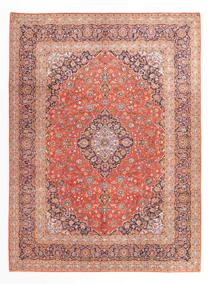 Tapis persan - Keshan - 385 x 305 cm - rouge clair