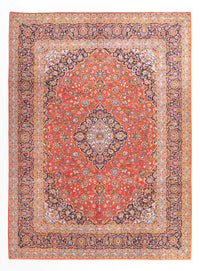 Tapis persan - Keshan - 385 x 305 cm - rouge clair
