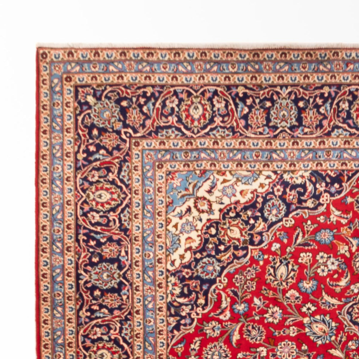 Tapis de Kashan 255x355cm - Tapis persan - rouge