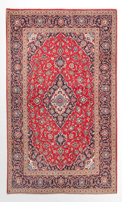 Tapis persan - Keshan - 292 x 200 cm - rouge