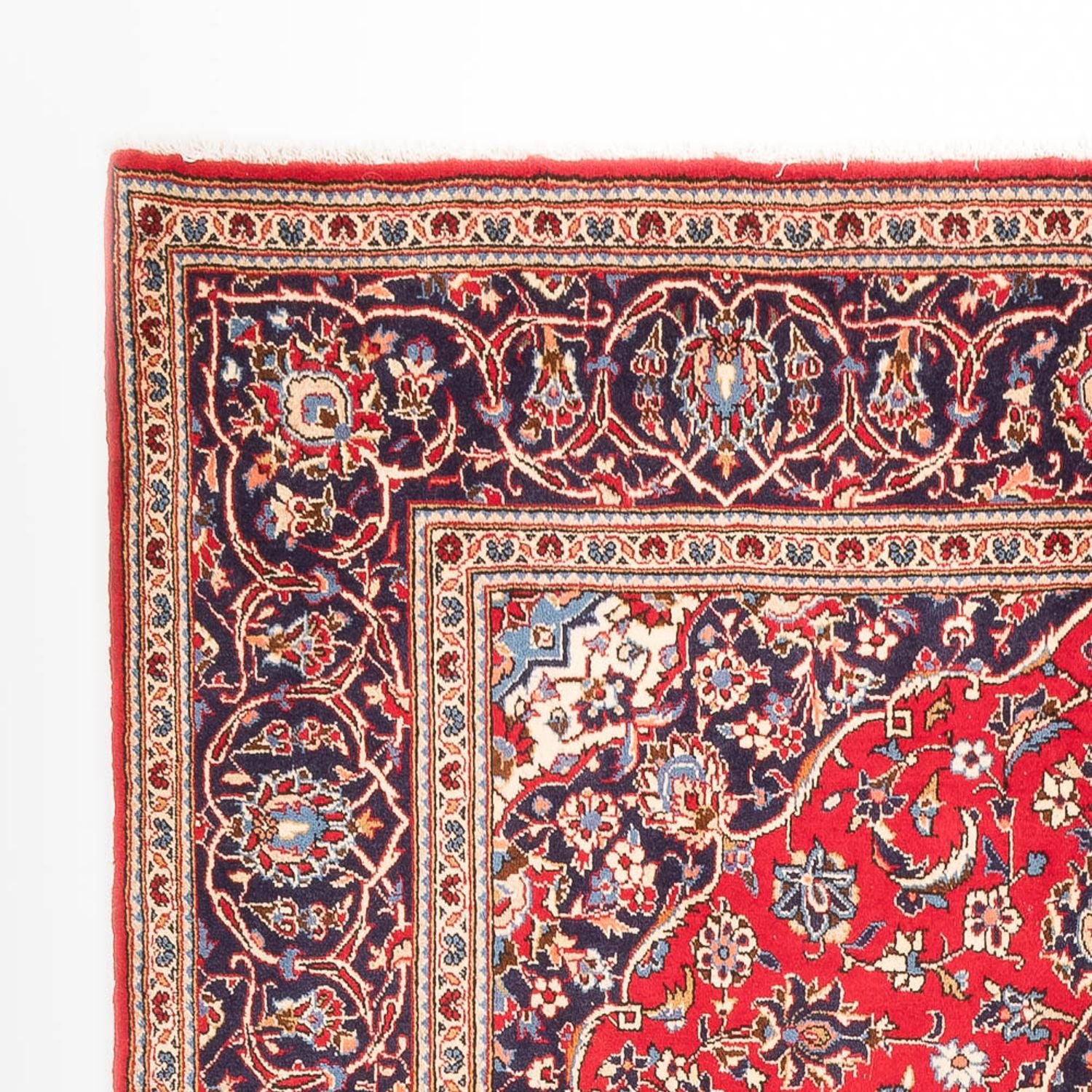 Tapis persan - Keshan - 292 x 200 cm - rouge