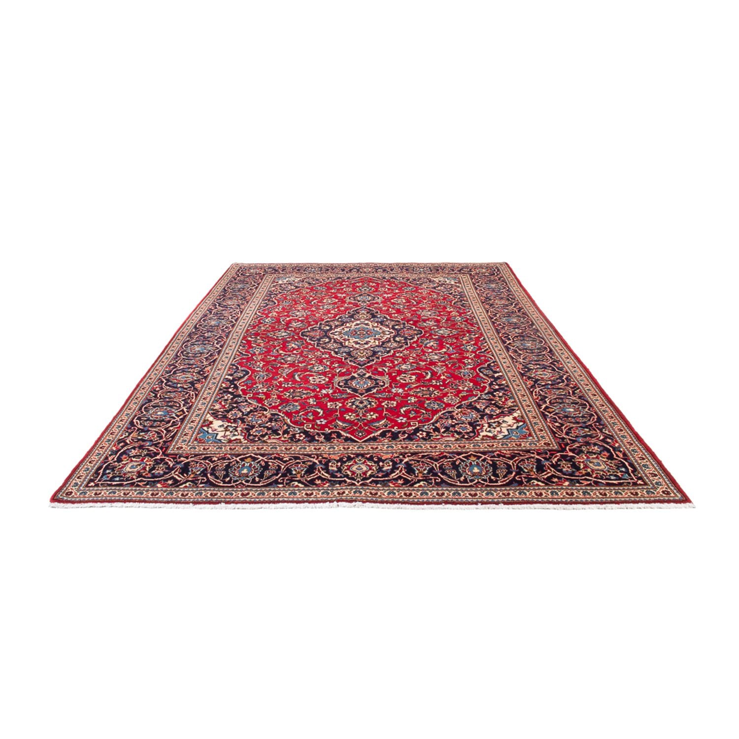 Tapis persan - Keshan - 292 x 200 cm - rouge