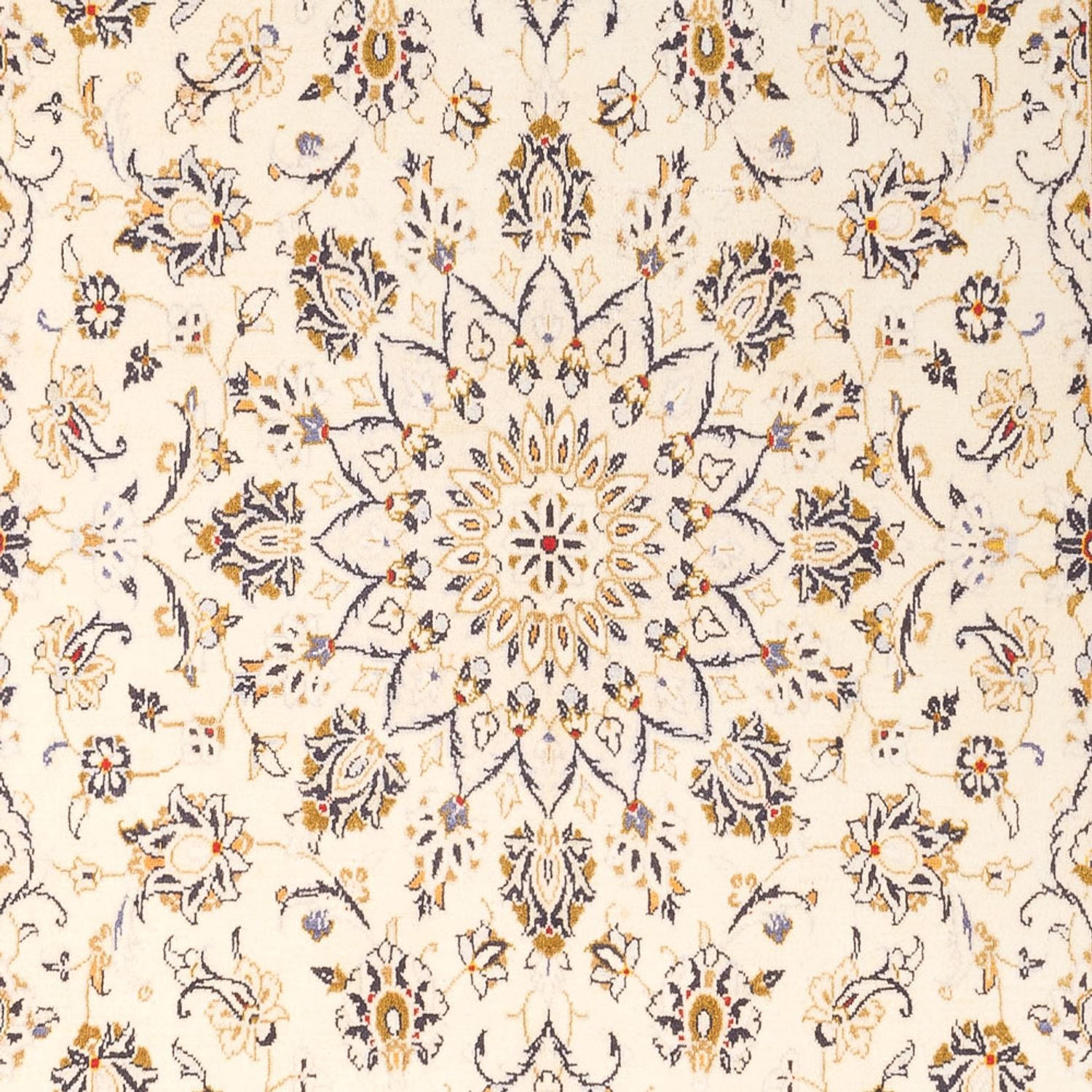 Tapis persan - Keshan - 290 x 197 cm - crème