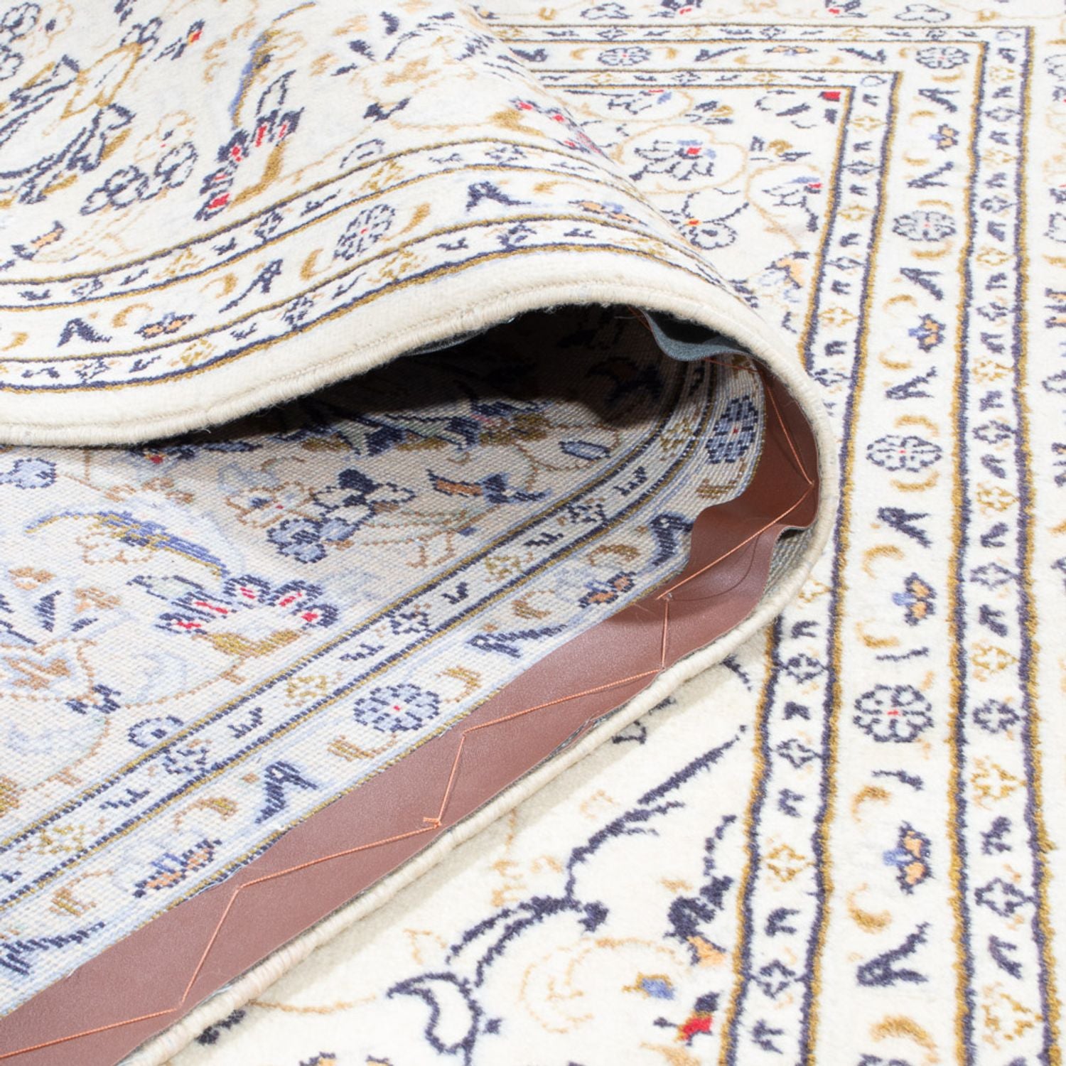 Tapis persan - Keshan - 290 x 197 cm - crème
