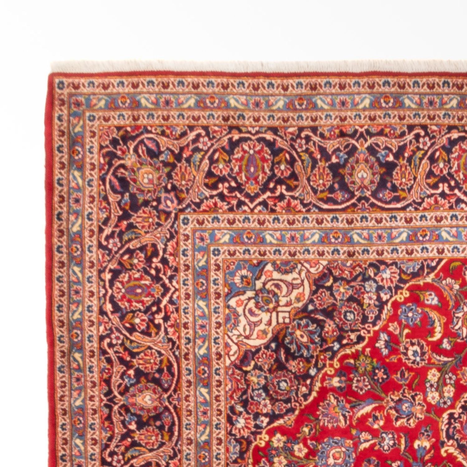 Tapis persan - Keshan - 354 x 218 cm - rouge