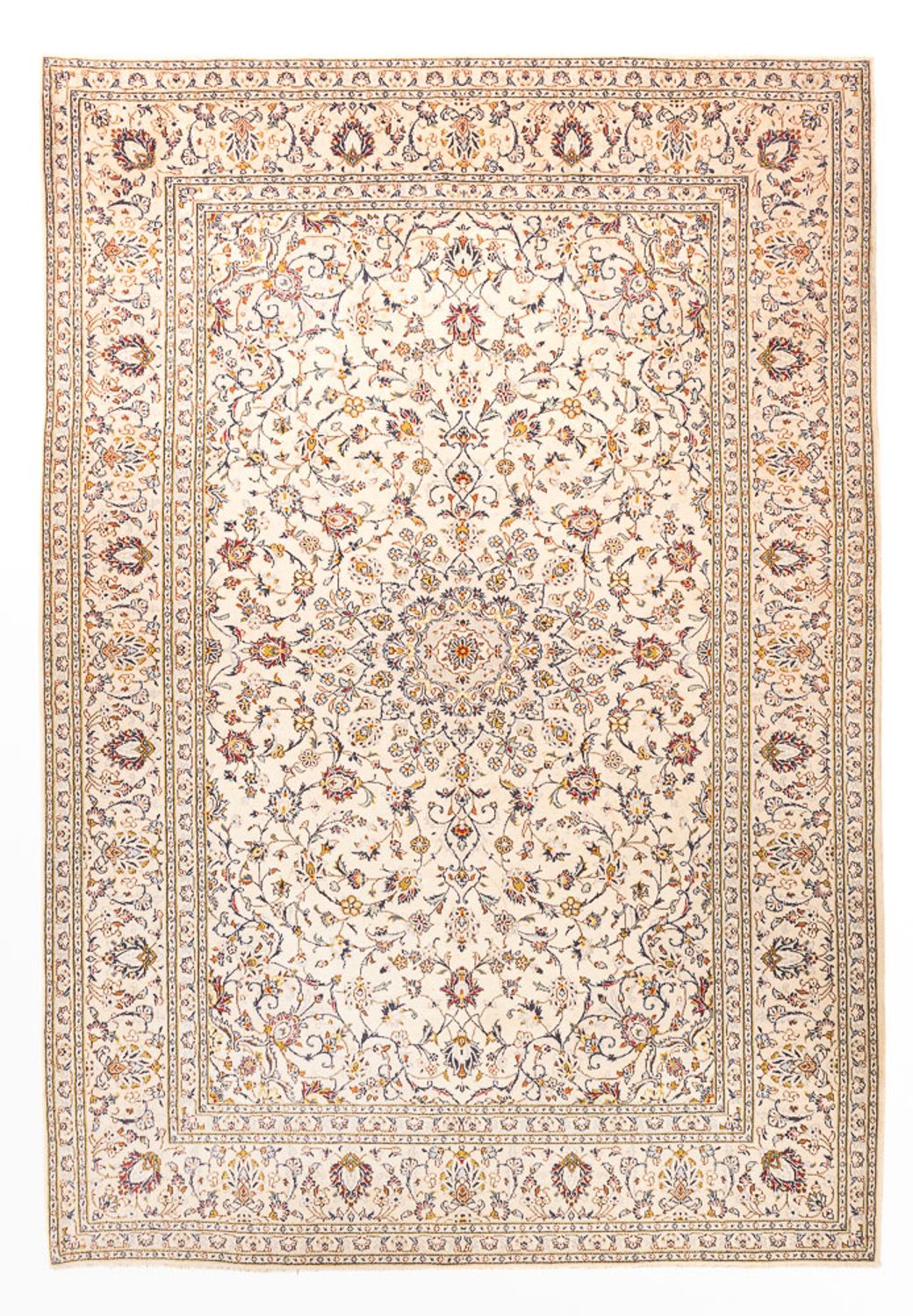 Tapis persan - Keshan - 300 x 204 cm - beige