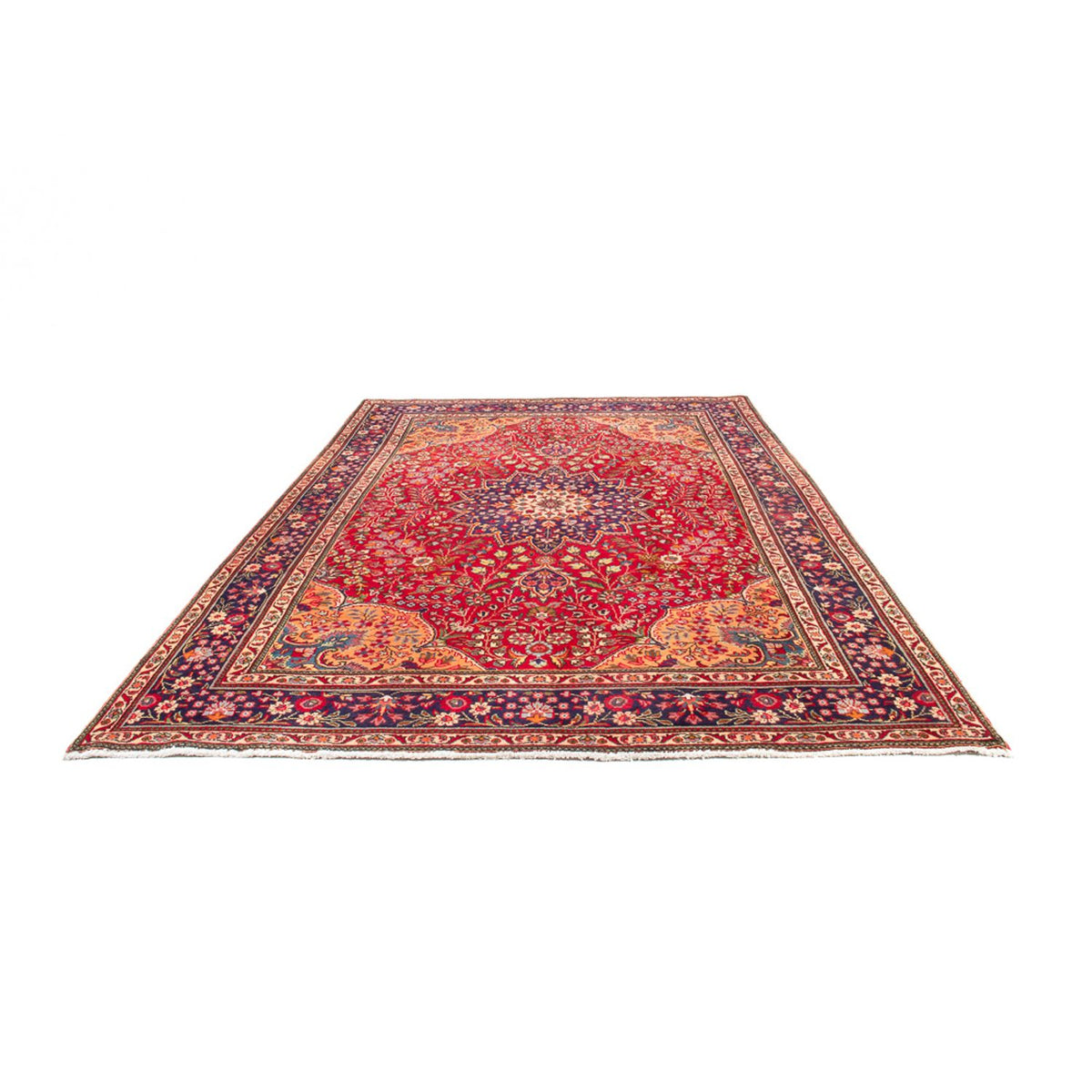 Tapis persan - Tabriz - 295 x 200 cm - rouge