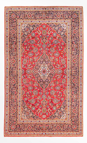 Tapis persan - Keshan - 305 x 205 cm - rouge