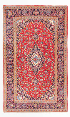 Tapis persan - Keshan - 307 x 210 cm - rouge