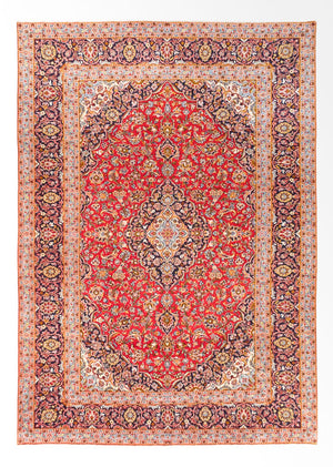 Tapis persan - Keshan - 353 x 245 cm - rouge