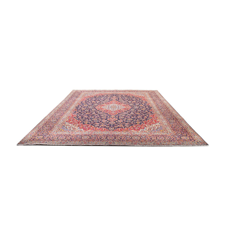 Tapis persan - Keshan - 380 x 295 cm - bleu foncé