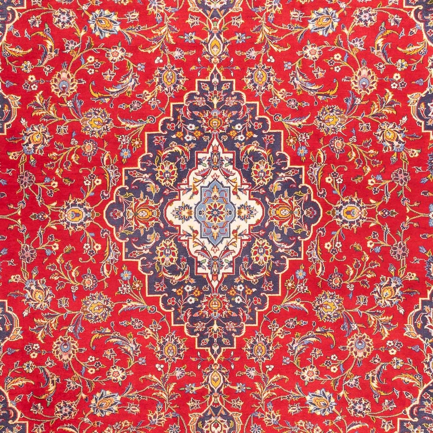 Tapis persan - Keshan - 390 x 295 cm - rouge