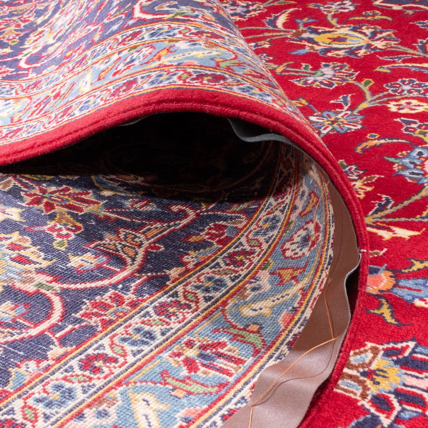 Tapis persan - Keshan - 390 x 295 cm - rouge