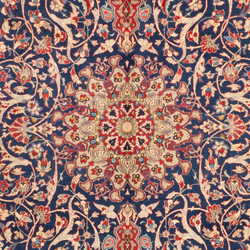 Tapis persan - Classique - 388 x 250 cm - bleu foncé