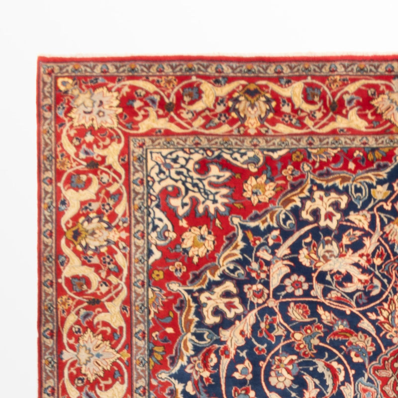 Tapis persan - Classique - 388 x 250 cm - bleu foncé