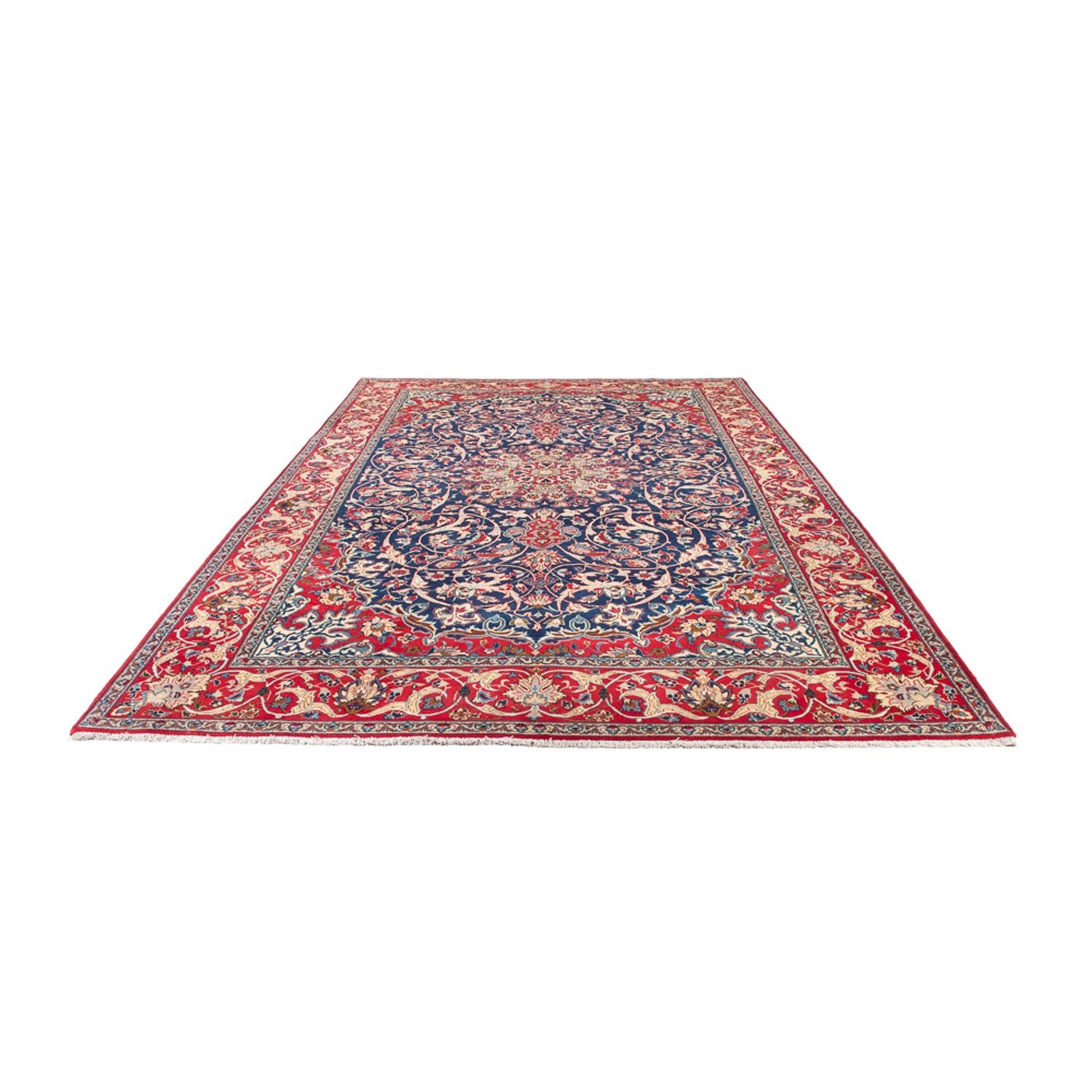 Tapis persan - Classique - 388 x 250 cm - bleu foncé