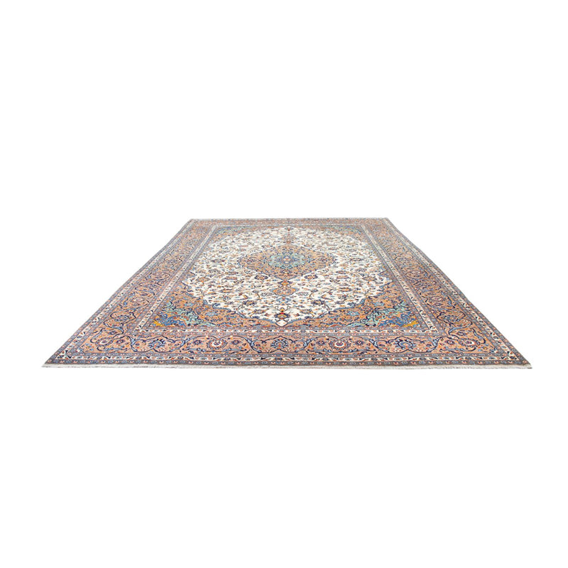 Tapis persan - Keshan - 405 x 302 cm - beige foncé