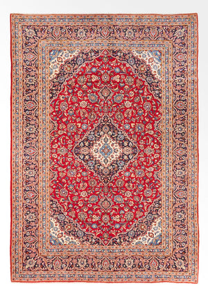 Tapis persan - Keshan - 350 x 250 cm - rouge