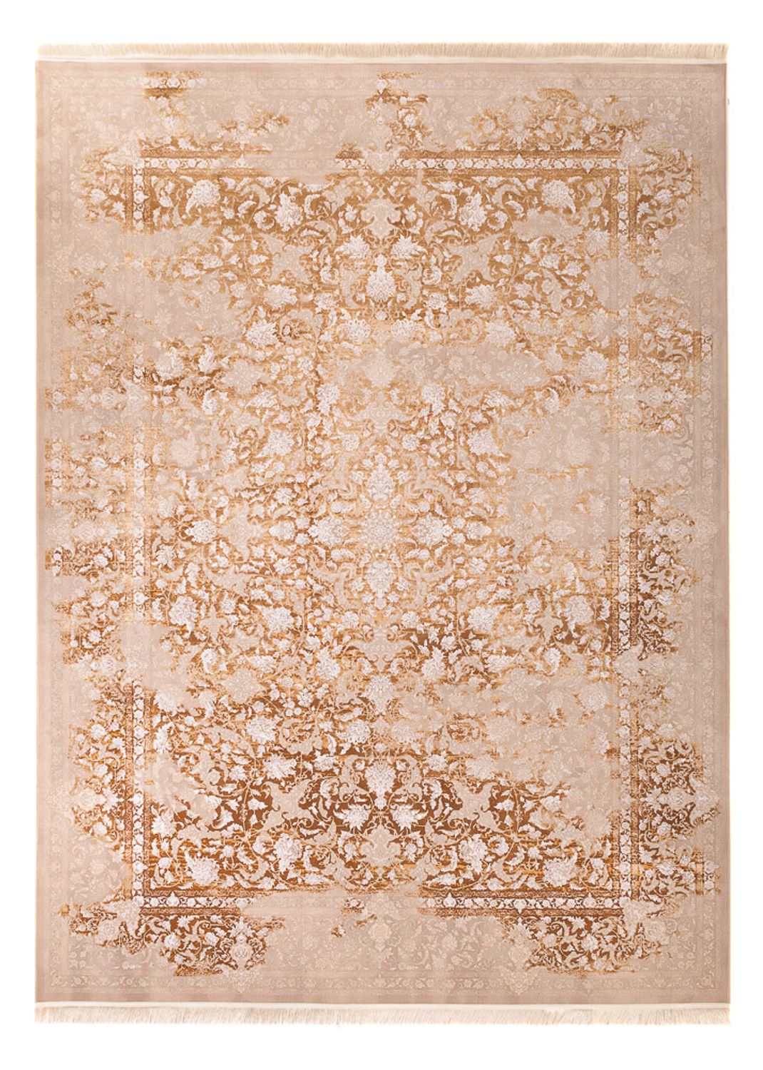 Tapis oriental tissé - 350 x 250 cm - beige foncé