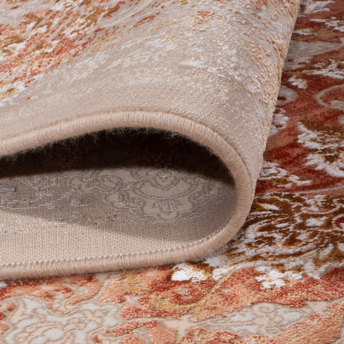 Tapis oriental tissé - 350 x 250 cm - beige foncé