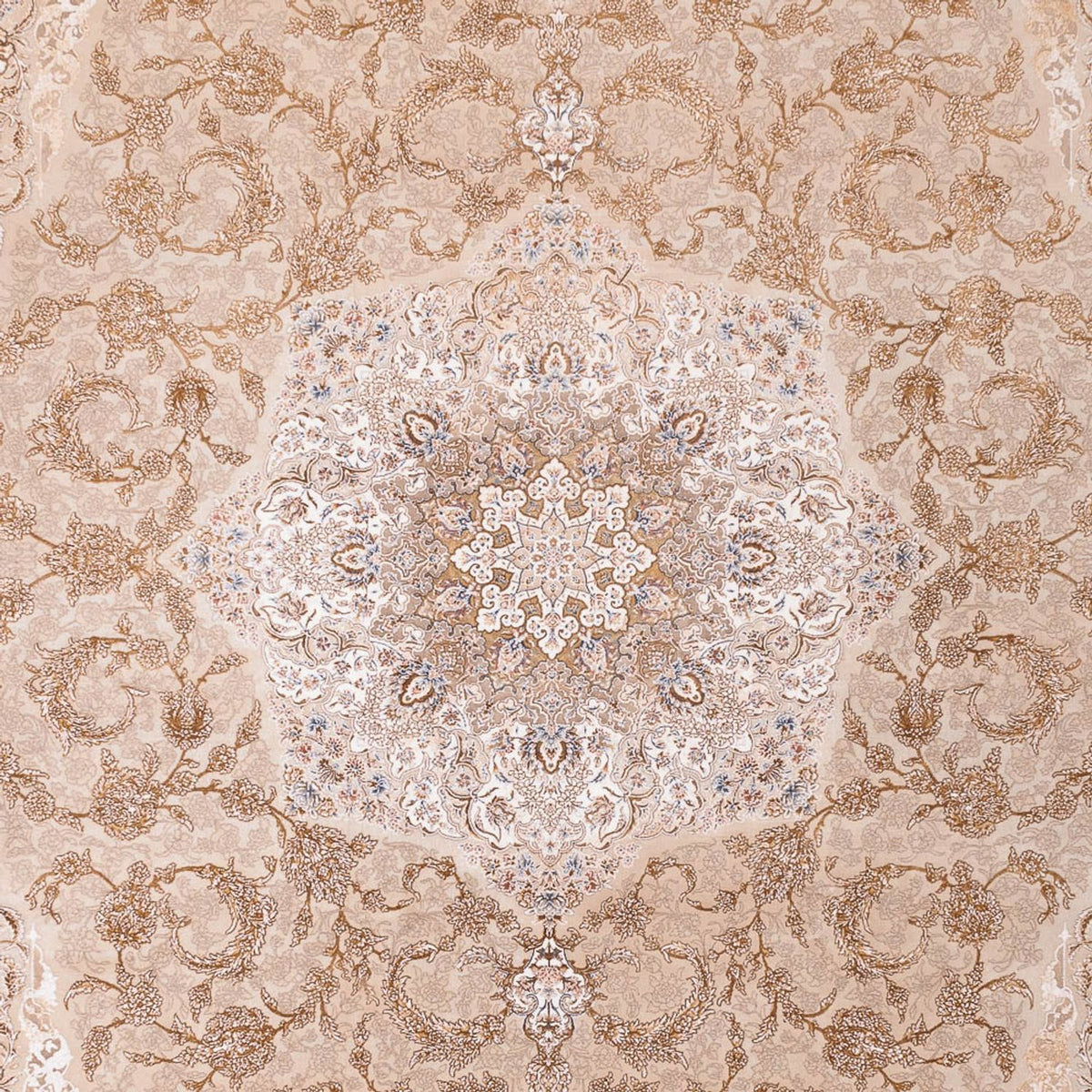 Tapis oriental tissé - 350 x 250 cm - beige foncé