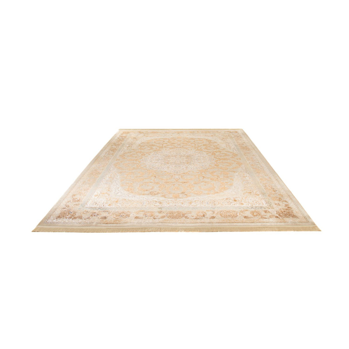 Tapis oriental tissé - 350 x 250 cm - beige foncé