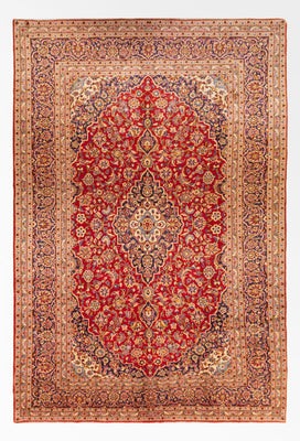 Tapis persan - Keshan - 368 x 246 cm - rouge