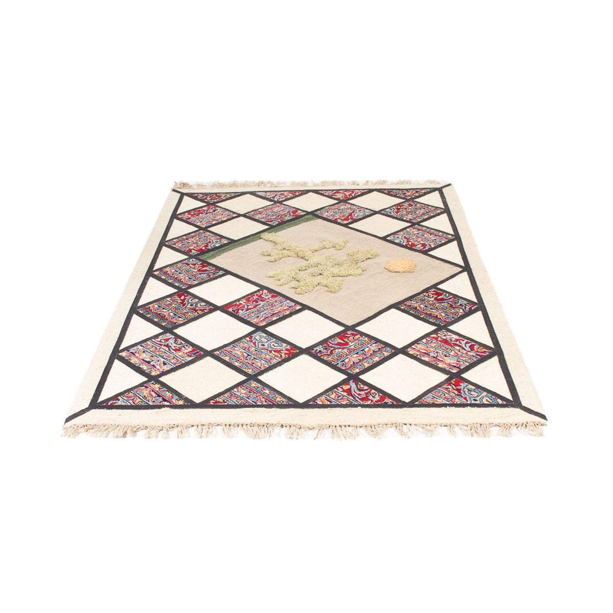 Tapis patchwork - 200 x 135 cm - multicolore
