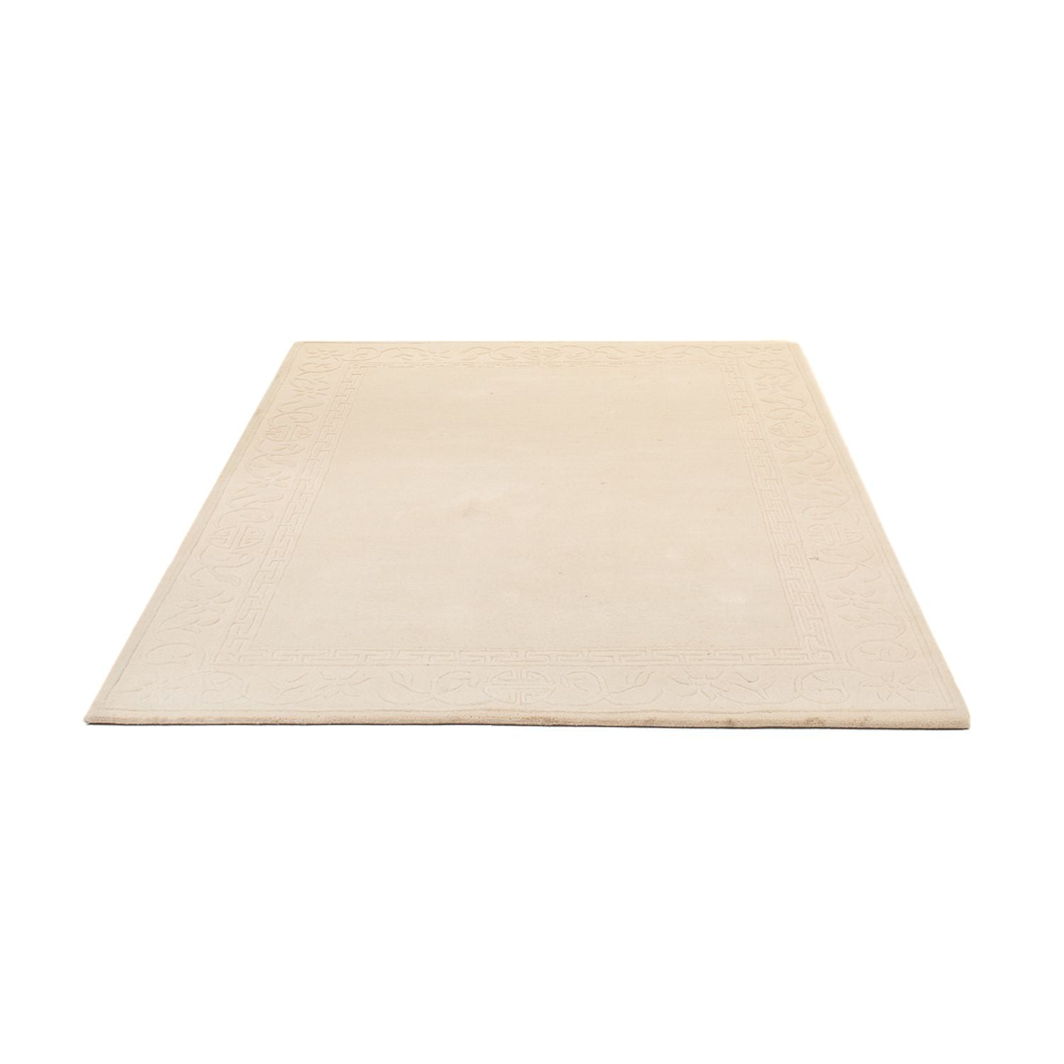 Tapis en laine - 201 x 144 cm - beige