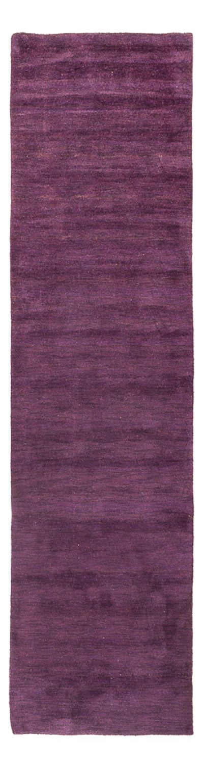Tapis de couloir Tapis Gabbeh - Indus - 300 x 80 cm - violet