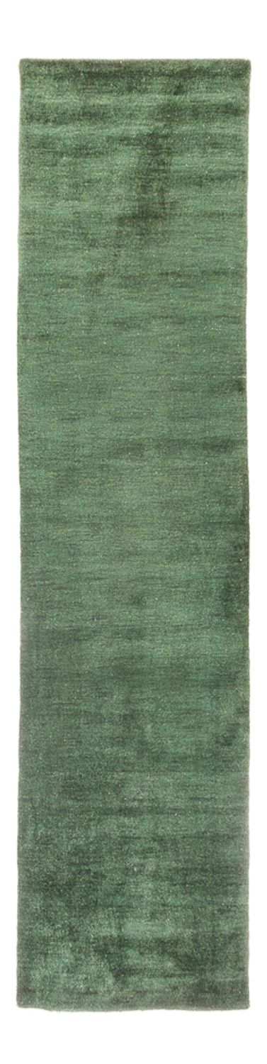 Tapis de couloir Tapis Gabbeh - Indus - 300 x 80 cm - vert