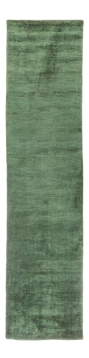 Tapis de couloir Tapis Gabbeh - Indus - 300 x 80 cm - vert