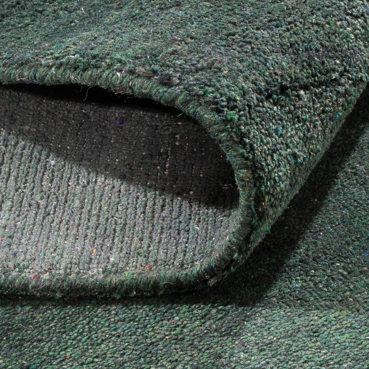 Tapis de couloir Tapis Gabbeh - Indus - 300 x 80 cm - vert