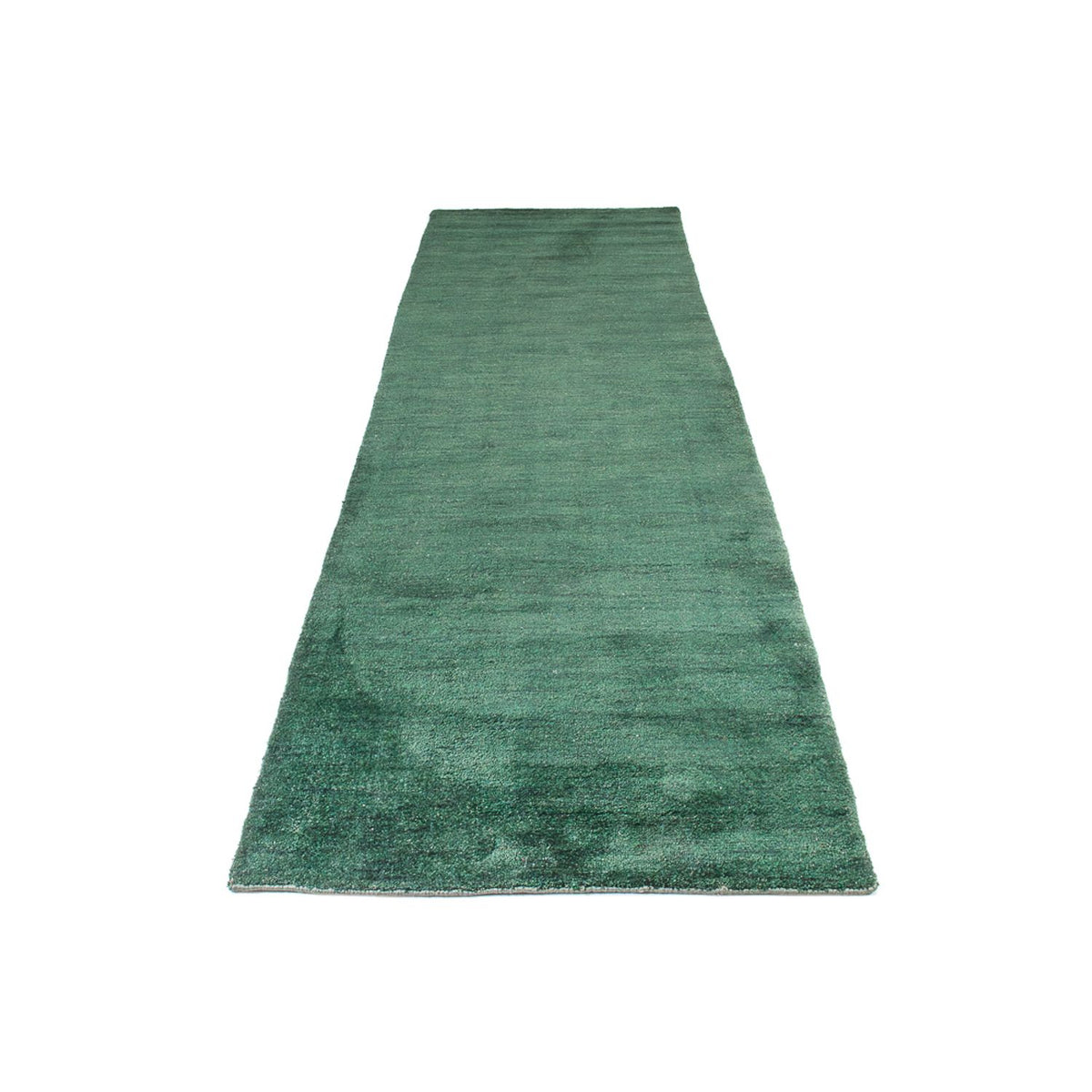 Tapis de couloir Tapis Gabbeh - Indus - 300 x 80 cm - vert