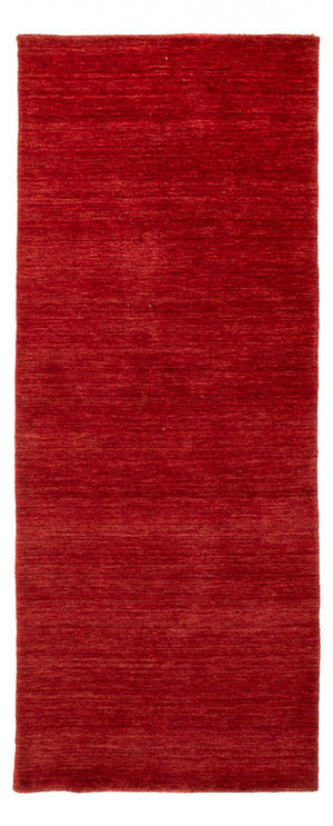 Tapis de couloir Tapis Gabbeh - Indus - 200 x 80 cm - rouge