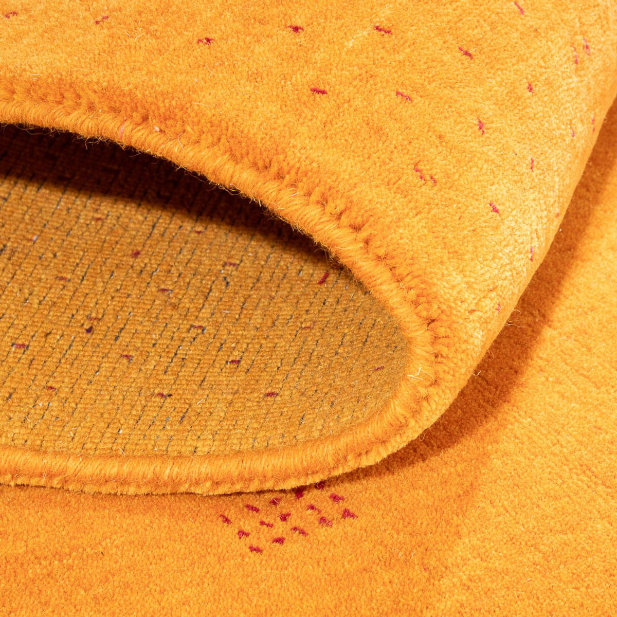 Tapis Gabbeh - Loribaft Indus - 244 x 180 cm - jaune