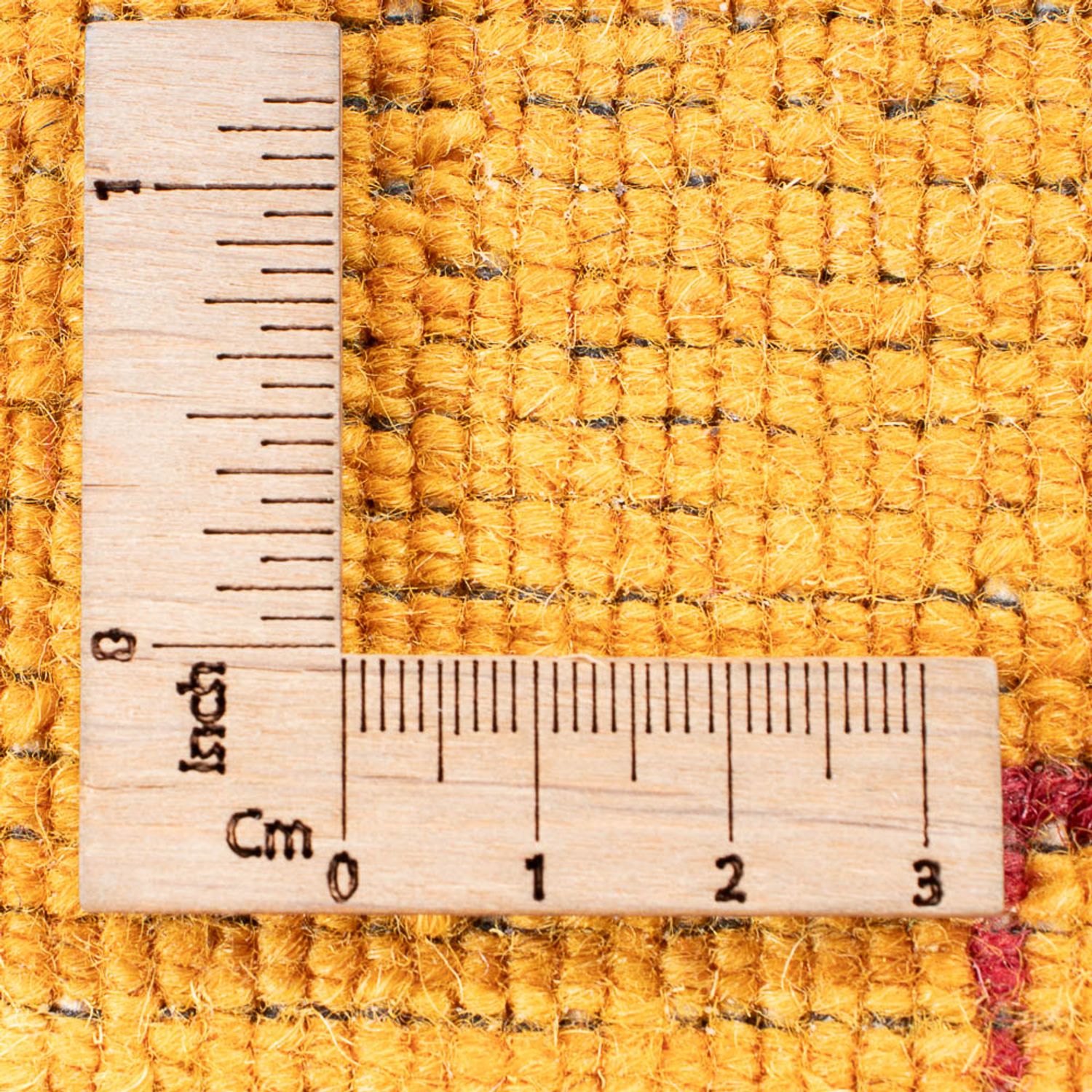 Tapis Gabbeh - Loribaft Indus - 244 x 180 cm - jaune