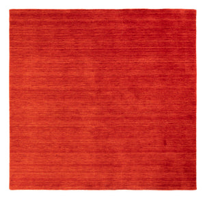 Tapis Gabbeh - Loribaft Indus carré  - 200 x 200 cm - rouge