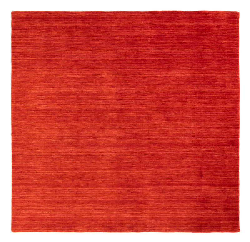 Tapis Gabbeh - Loribaft Indus carré  - 200 x 200 cm - rouge