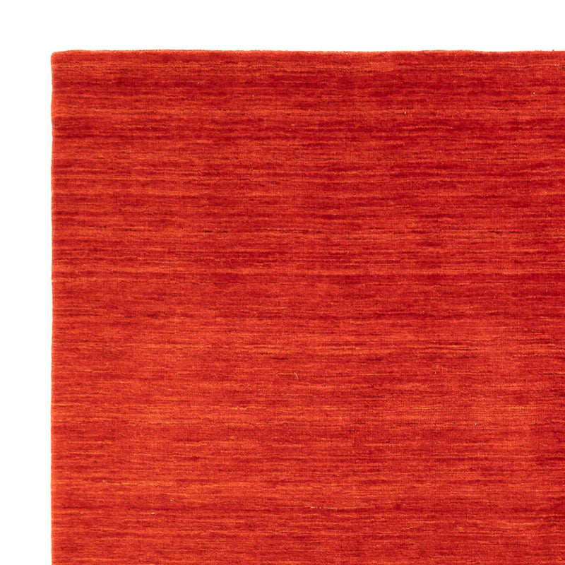 Tapis Gabbeh - Loribaft Indus carré  - 200 x 200 cm - rouge