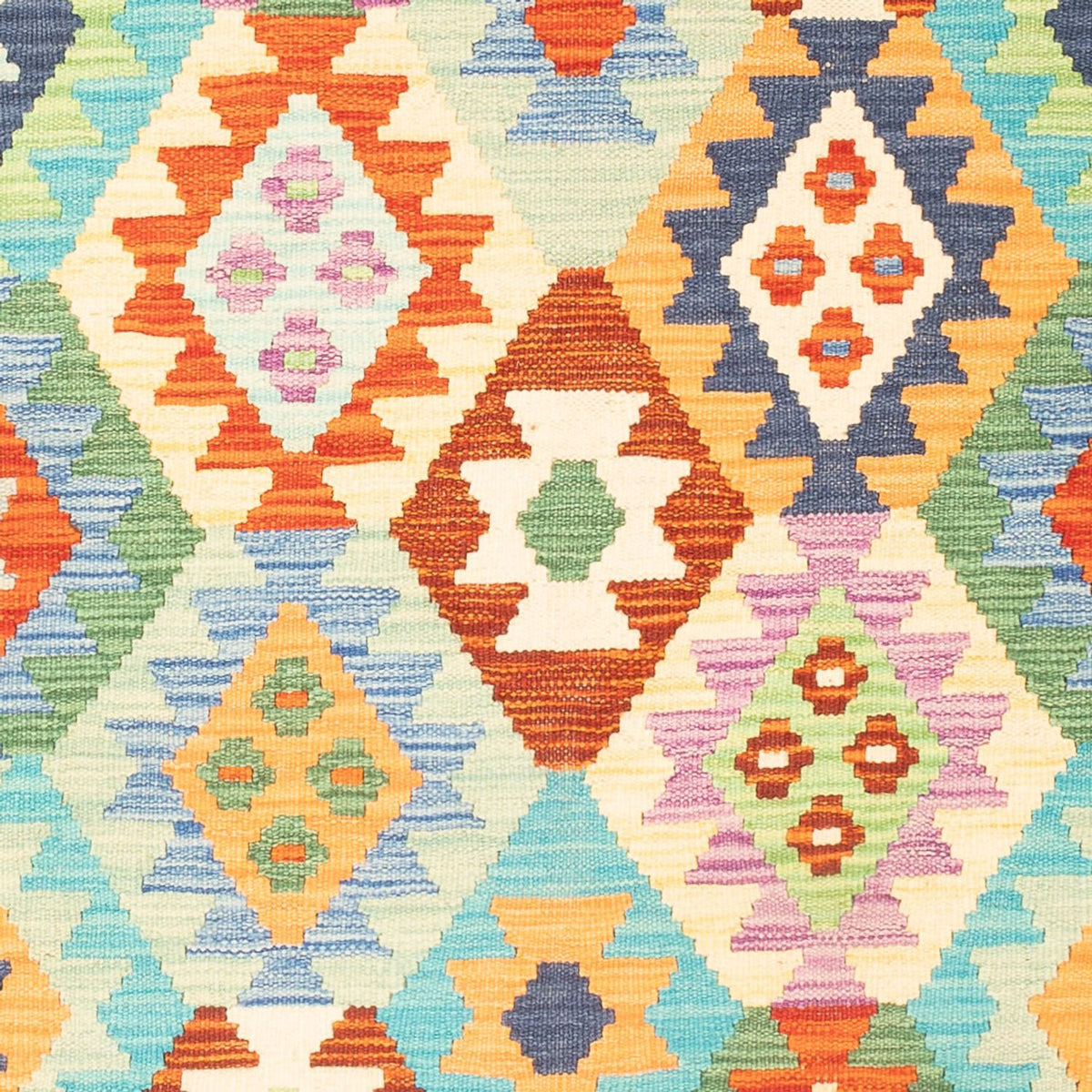 Tapis Kelim - Splash - 165 x 100 cm - multicolore