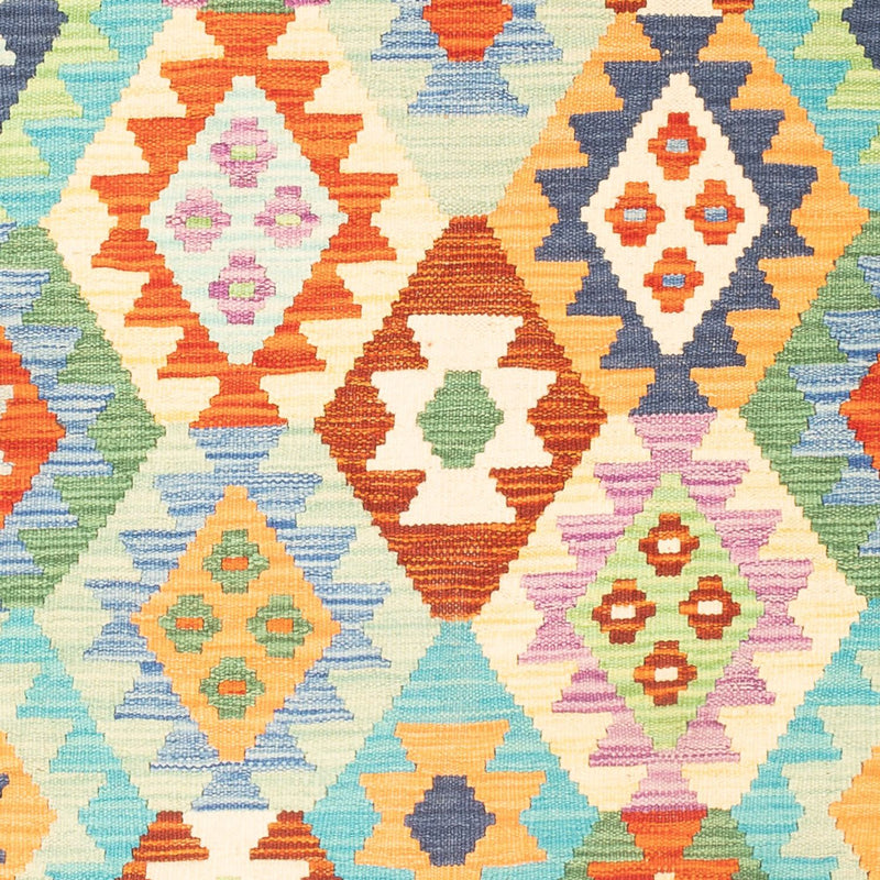 Tapis Kelim - Splash - 165 x 100 cm - multicolore