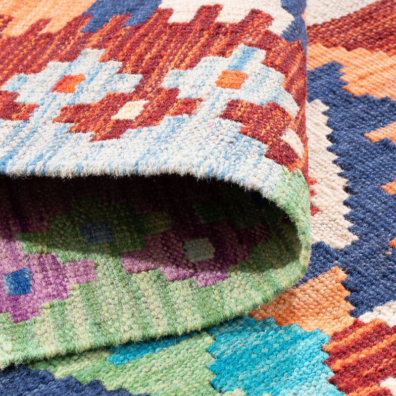 Tapis Kelim - Splash - 165 x 100 cm - multicolore