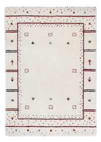 Tapis Gabbeh - Loribaft Softy - 90 x 60 cm - gris clair