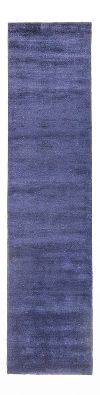 Tapis de couloir Tapis Gabbeh - Indus - 300 x 80 cm - bleu